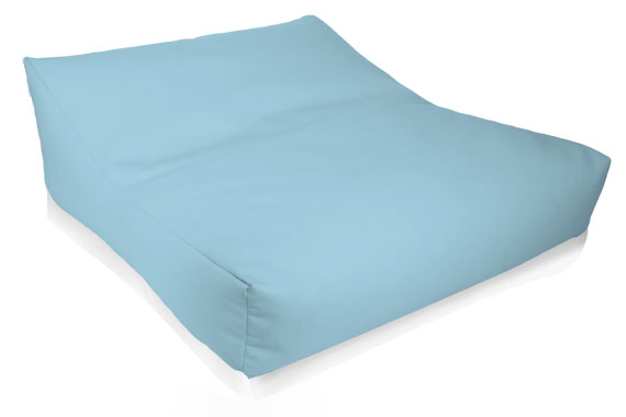 Bedò XXL ecopelle azzurro chiaro