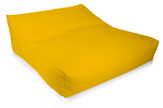 Bedò XXL ecopelle giallo