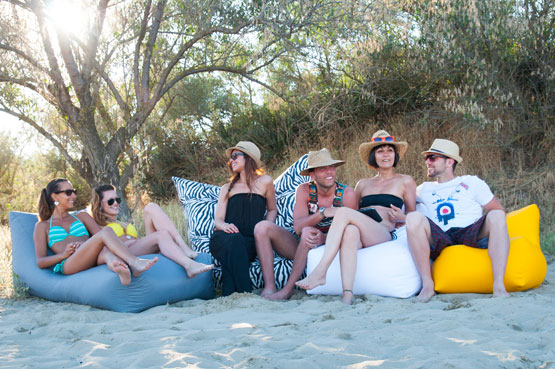 Sofa Soft Bedò - La chaise longue in nylon beach: impermeabile e idrorepellente