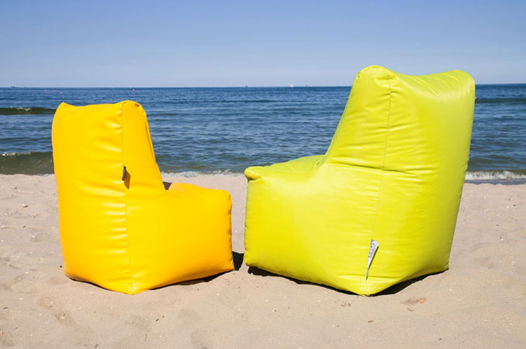 Sofa Soft Bimbò Nylon Beach - La poltrona sacco impermeabile e idrorepellente per la piscina