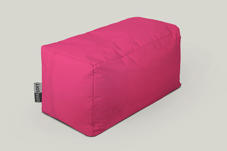 Sofa Soft Duokubò Soft Nylon - Il pouf  seduta morbida utilizzabile anche come piano d'appoggio