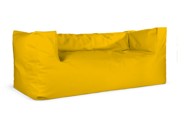 Modò XXL ecopelle giallo