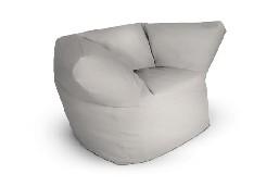 Poltrò XXL Microfibra Bianco