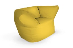Poltrò XXL Nylon giallo fluorescente