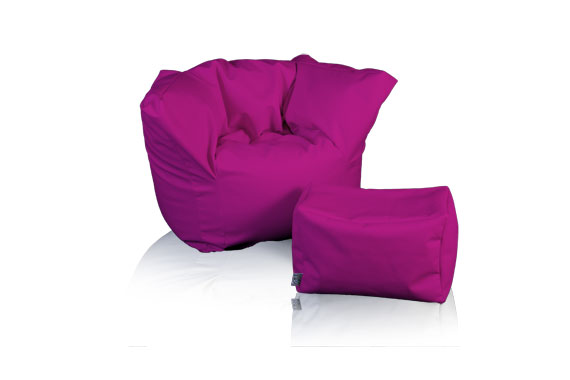 Poltrò e Piedò nylon ciclamino