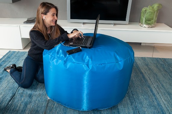 Tubò Soft - The big pouf cylindrical soft